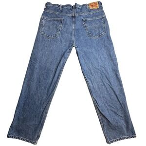 Levis 550 Relaxed‎ Fit Jeans Mens 40x32 (40x30) Medium Wash Blue Denim Zip Fly